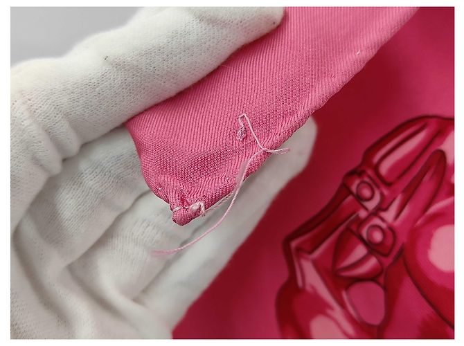 Hermès Hermes Carré 90 Silk multicolor 90 x 90 Pink - Ansicht 6