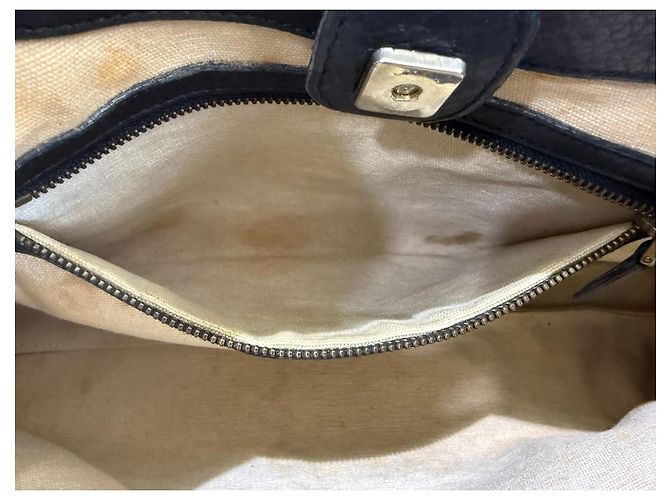 Bolsa Gucci Bamboo Top Handle Couro Preto - vista 15