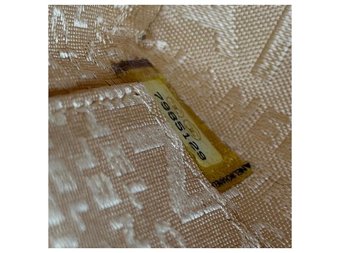 Timeless Borsa a tracolla Chanel Chocolate Bar Beige in pelle d'agnello - vista 17