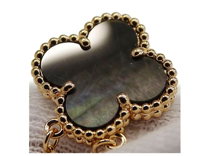 Collana Vintage Alhambra Van Cleef & Arpels D'oro - vista 13