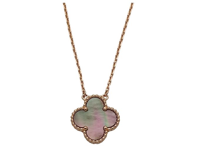 Collana Vintage Alhambra Van Cleef & Arpels D'oro - vista 2