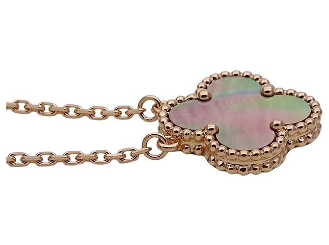 Collana Vintage Alhambra Van Cleef & Arpels D'oro - vista 3