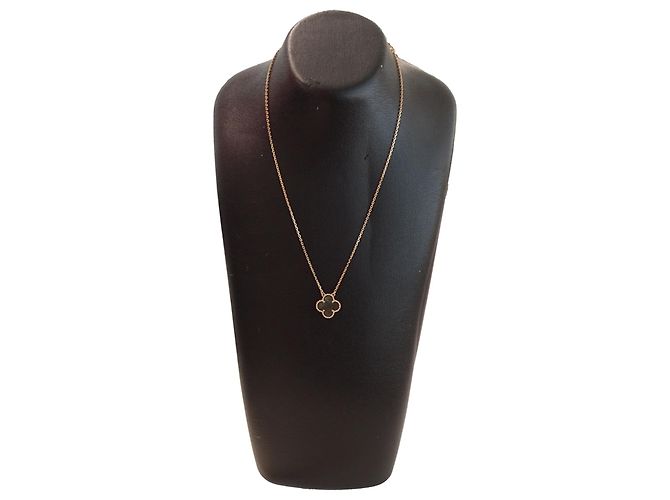 Collana Vintage Alhambra Van Cleef & Arpels D'oro - vista 8