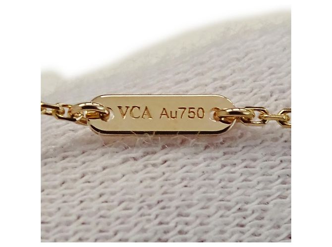 Pulsera Charm Sweet Alhambra Van Cleef & Arpels Dorado - vista 11