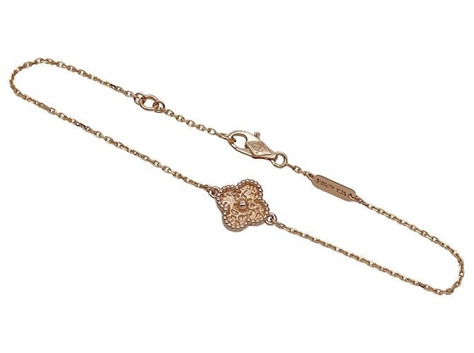 Pulsera Charm Sweet Alhambra Van Cleef & Arpels Dorado - vista 3
