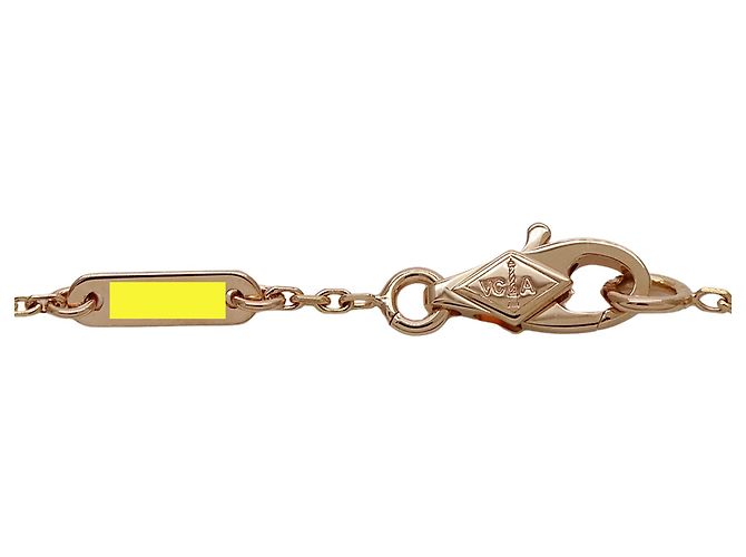 Pulsera Charm Sweet Alhambra Van Cleef & Arpels Dorado - vista 5