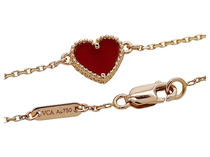 Bracelet Sweet Alhambra Heart Van Cleef & Arpels Doré - vue 4