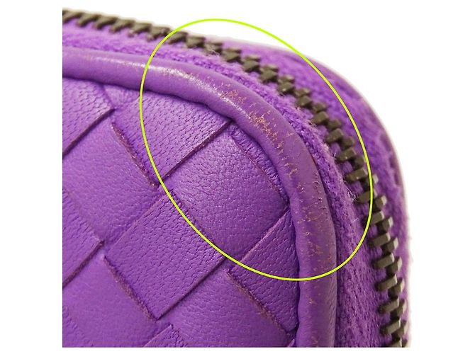 Portafoglio lungo Bottega Veneta viola Porpora - vista 10