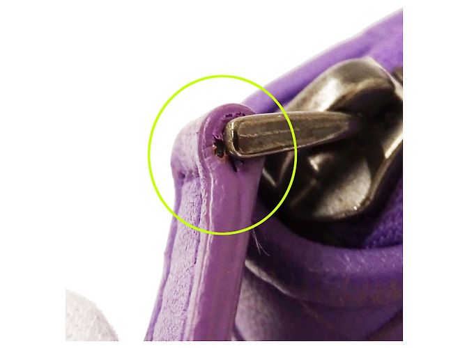 Portafoglio lungo Bottega Veneta viola Porpora - vista 12