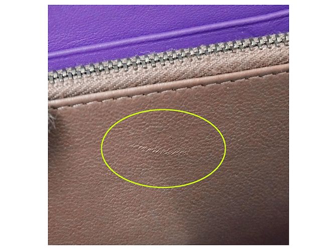 Portafoglio lungo Bottega Veneta viola Porpora - vista 13