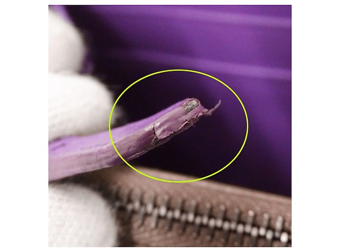 Portafoglio lungo Bottega Veneta viola Porpora - vista 15