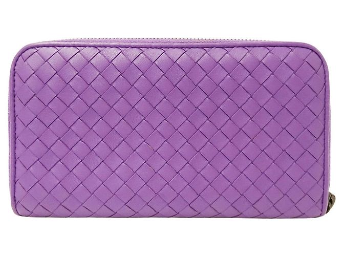 Portafoglio lungo Bottega Veneta viola Porpora - vista 2