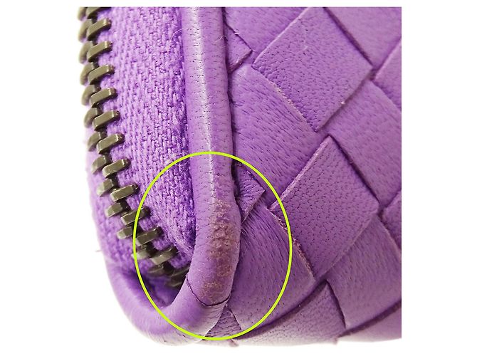 Portafoglio lungo Bottega Veneta viola Porpora - vista 8