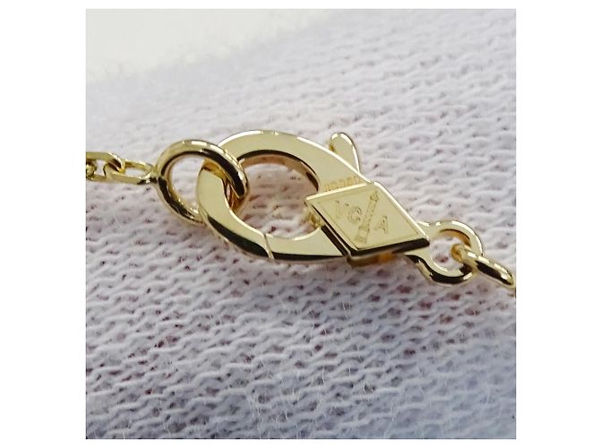 Van Cleef & Arpels Vintage Alhambra Halskette Golden - Ansicht 10