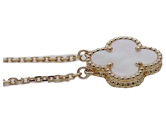 Van Cleef & Arpels Vintage Alhambra Halskette Golden - Ansicht 3