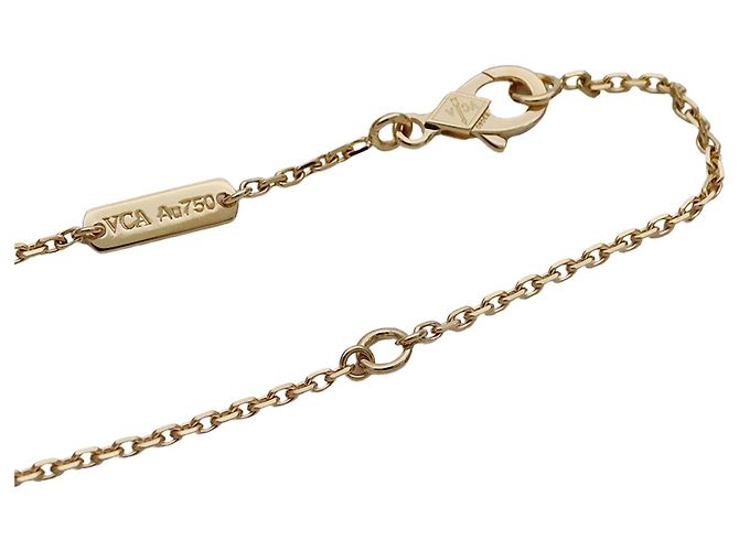 Van Cleef & Arpels Vintage Alhambra Halskette Golden - Ansicht 5
