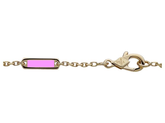 Van Cleef & Arpels Vintage Alhambra Halskette Golden - Ansicht 6