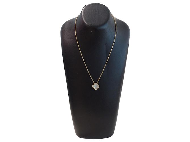 Van Cleef & Arpels Vintage Alhambra Halskette Golden - Ansicht 8