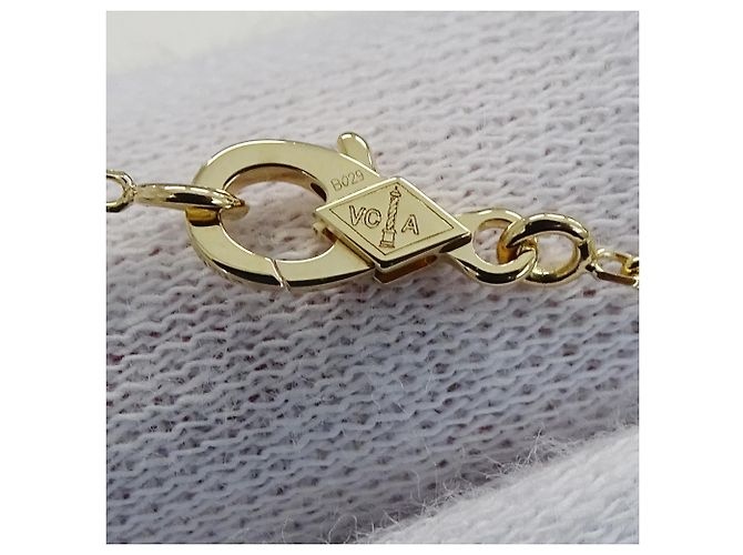 Van Cleef & Arpels Vintage Alhambra Halskette Golden - Ansicht 10