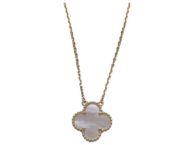 Van Cleef & Arpels Vintage Alhambra Halskette Golden - Ansicht 2