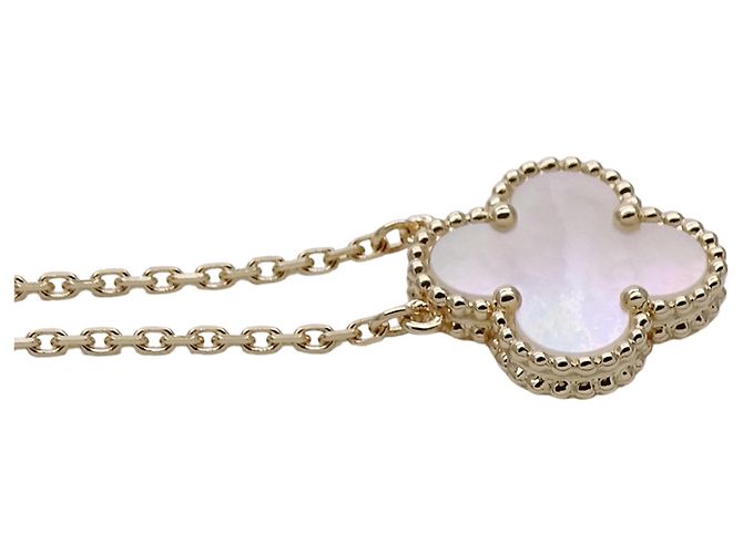 Van Cleef & Arpels Vintage Alhambra Halskette Golden - Ansicht 3