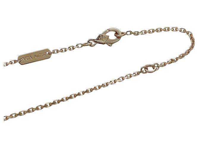 Van Cleef & Arpels Vintage Alhambra Halskette Golden - Ansicht 5