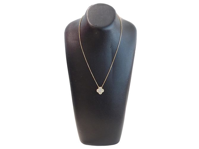 Van Cleef & Arpels Vintage Alhambra Halskette Golden - Ansicht 7