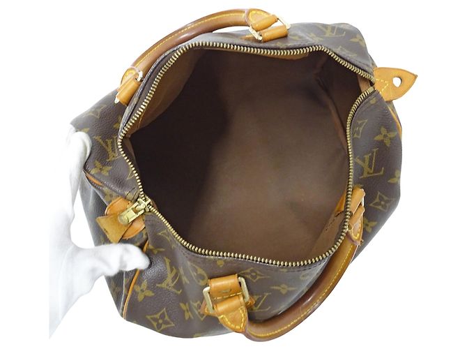 Speedy Borsa Louis Vuitton Monogram Marrone Monogramma - vista 5
