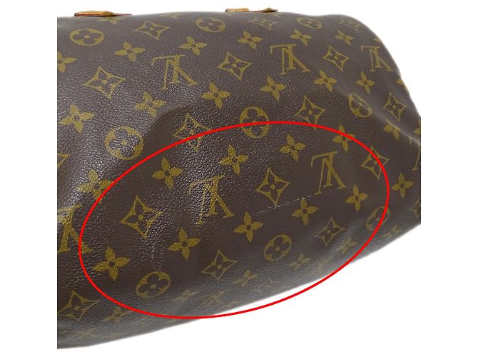 Speedy Borsa Louis Vuitton Monogram Marrone Monogramma - vista 8