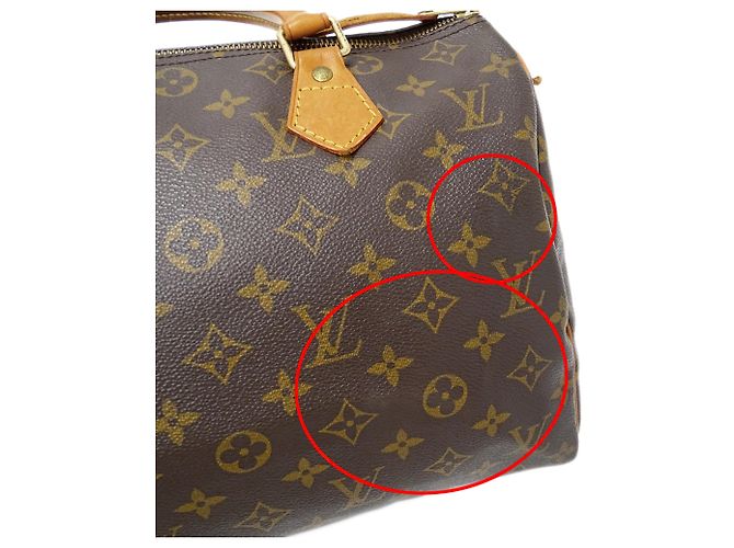 Speedy Borsa Louis Vuitton Monogram Marrone Monogramma - vista 9