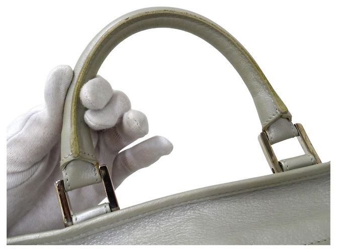 Borsa a mano Loewe Amazona 28 Argento - vista 11