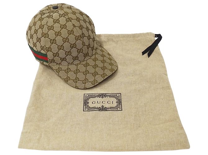 Gucci GG Canvas Cap Braun Beige - Ansicht 7