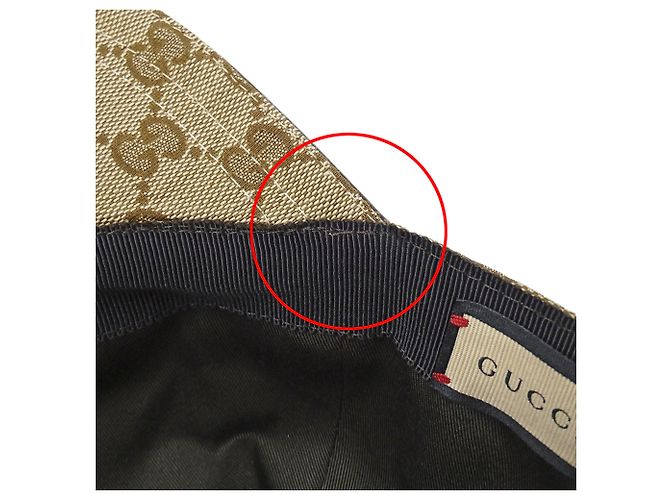 Gucci GG Canvas Cap Braun Beige - Ansicht 8
