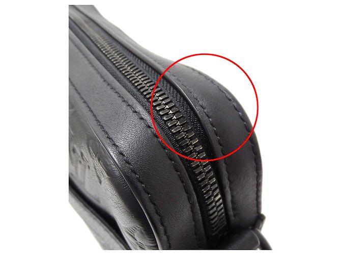 Borsa a mano da uomo Louis Vuitton Monogram Shadow Nero Monogramma - vista 11