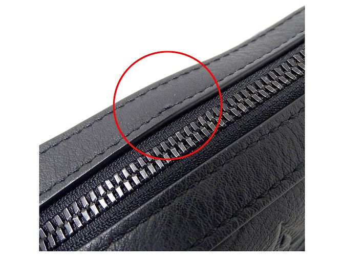 Borsa a mano da uomo Louis Vuitton Monogram Shadow Nero Monogramma - vista 14