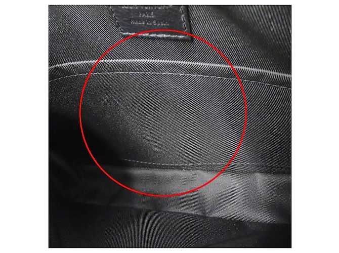 Borsa a mano da uomo Louis Vuitton Monogram Shadow Nero Monogramma - vista 8