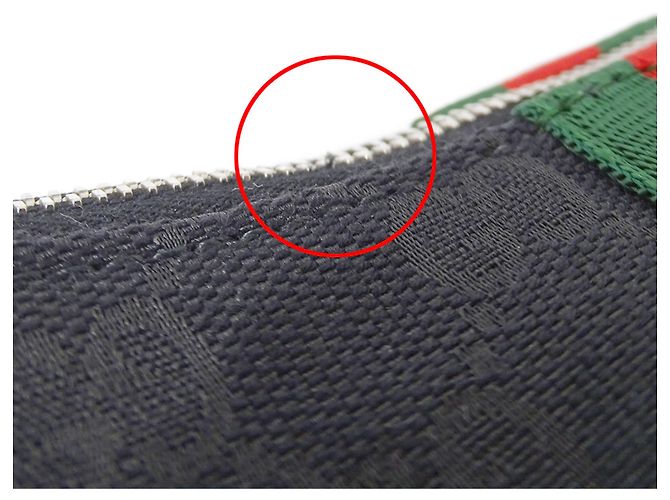 Borsa a tracolla mini Gucci in tela GG nera Nero - vista 9