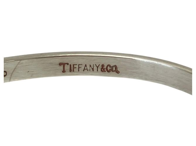 Autre Marque Tiffany & Co. Apple Collection Hook Eye Armreif Silber Golden - Ansicht 3