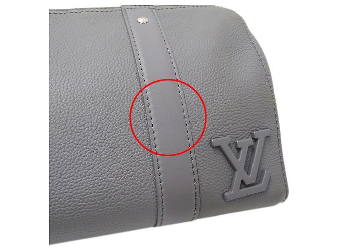 Keepall Sac à épaule Louis Vuitton gris Marron - vue 10