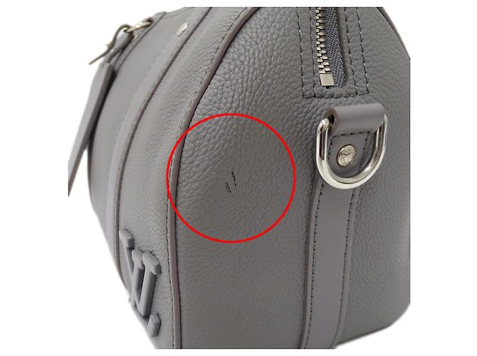 Keepall Sac à épaule Louis Vuitton gris Marron - vue 12