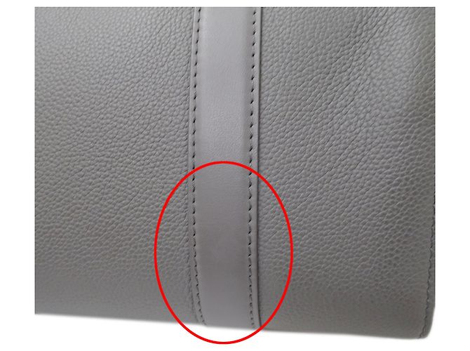 Keepall Sac à épaule Louis Vuitton gris Marron - vue 13