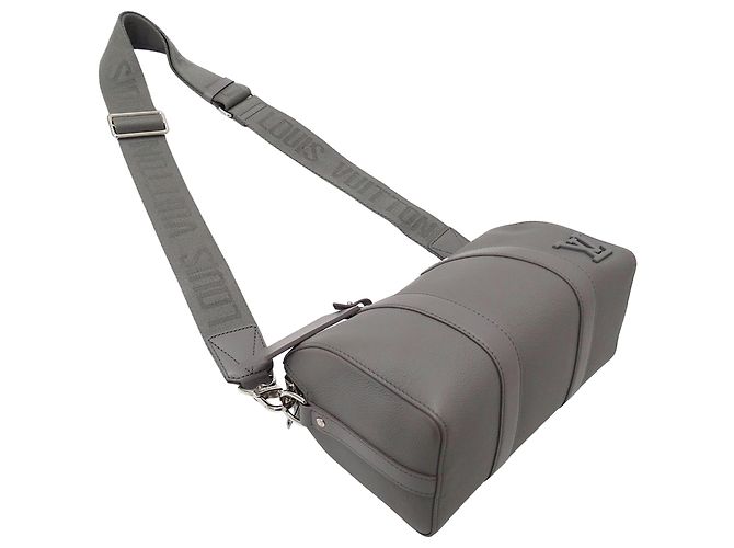 Keepall Sac à épaule Louis Vuitton gris Marron - vue 4