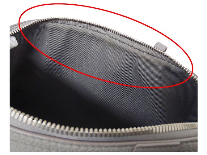 Keepall Sac à épaule Louis Vuitton gris Marron - vue 8