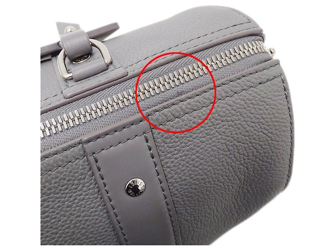 Keepall Sac à épaule Louis Vuitton gris Marron - vue 9