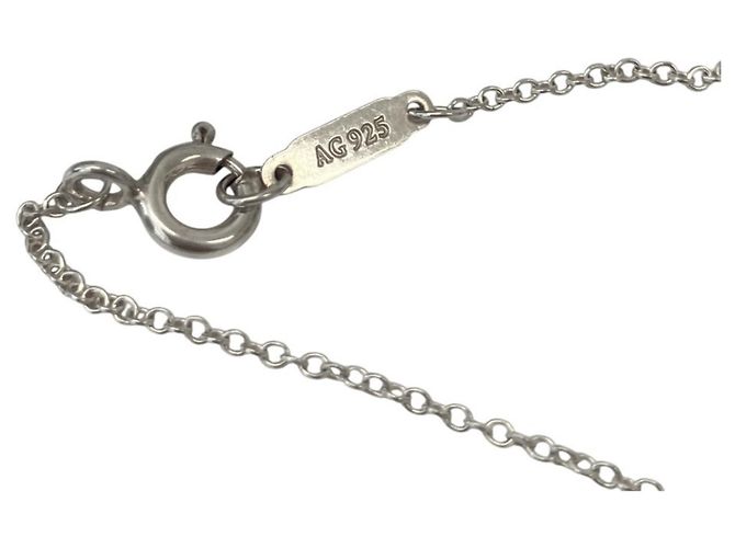 Autre Marque Tiffany & Co. Return to Heart Lock Necklace Silvery - view 5