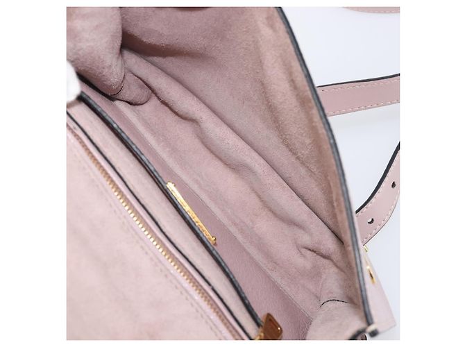 Miu Miu Madras Crystal Flap Leather Small Rosa - vista 5