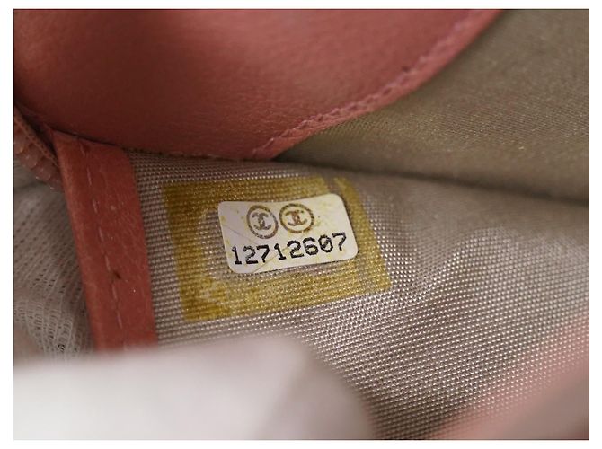 Chanel Camellia Leder-Organizer mit Rundum-Reißverschluss, lang Pink - Ansicht 7