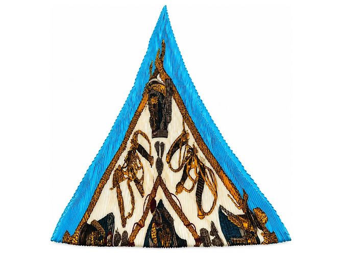 Hermès Hermes Paperoles seta Large Multicolore - vista 2