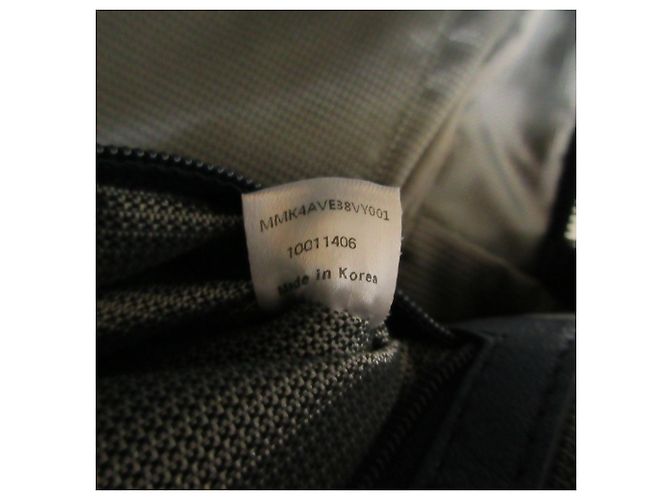 MCM Stark Visetos Side Studded Backpack Navy blue - view 11