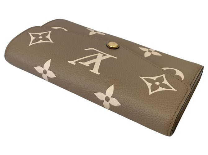 Sarah Cartera Larga Louis Vuitton Monogram Empreinte Gris - vista 5